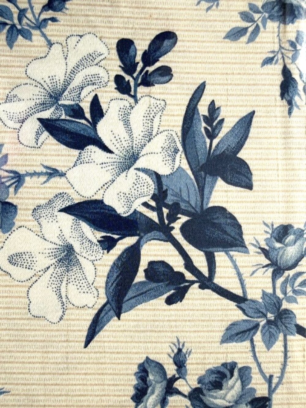 new Tommy Hilfiger CREST COLLECTION Bedford Floral 100% Cotton KING Flat Sheet - Picture 2 of 7